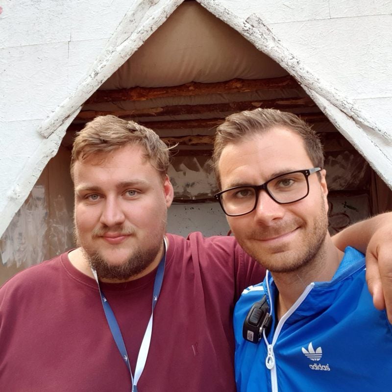 Hannes Gärtner (l.) und Martin Schuhmann wollen mit „Karacho“ Künstler managen.