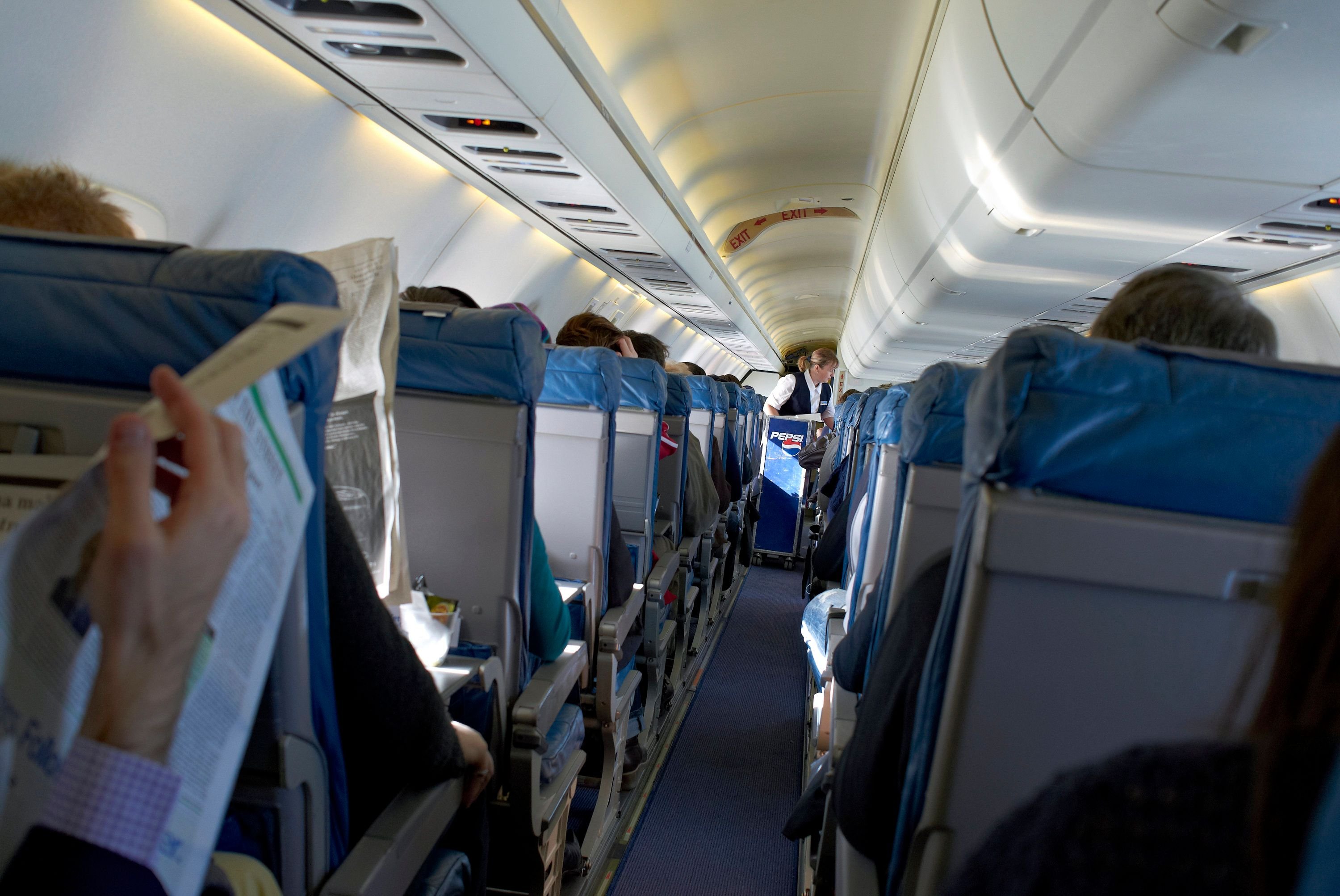 Atmen Passagiere an Bord eines Flugzeugs immer wieder dieselbe Luft ein?