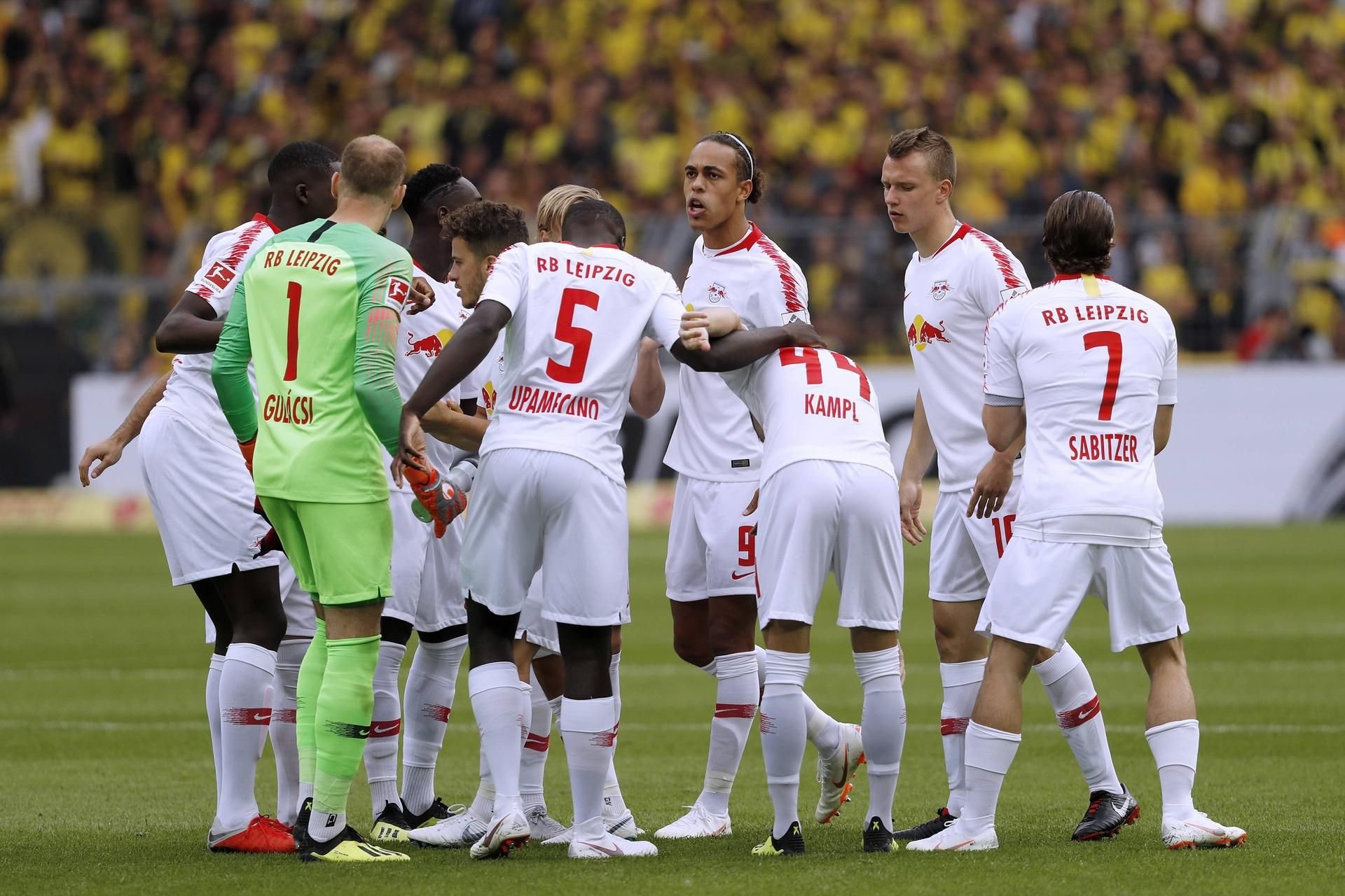 Das Team von RB Leipzig steht vor seinem Heimdebüt in der Bundesliga-Saison 2018/19.