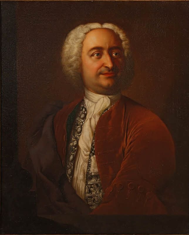 Gabriel Spitzel: „Christian Wolff“, Ölgemälde, um 1740