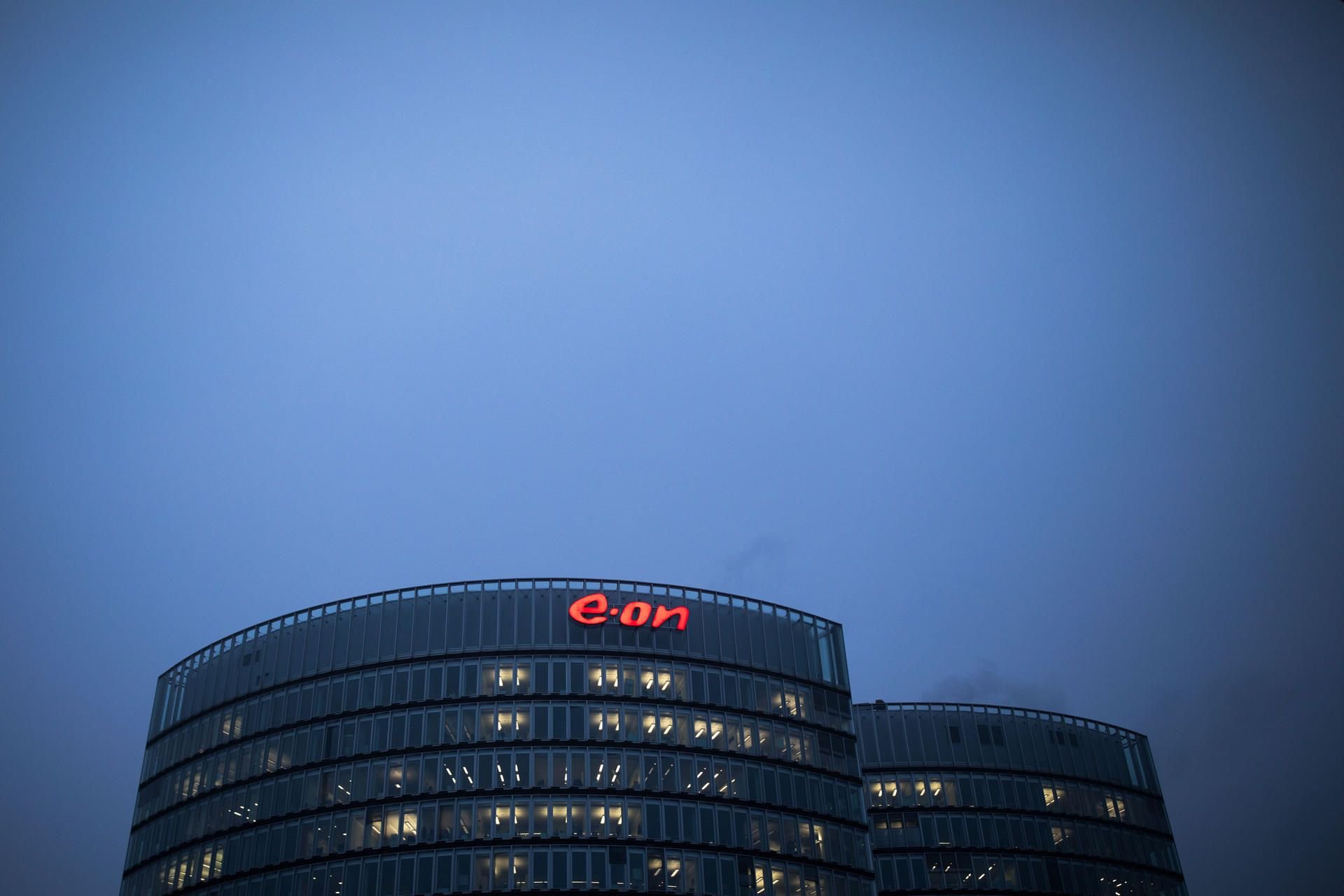 De Blick auf die Zentrale von E.ON in Essen