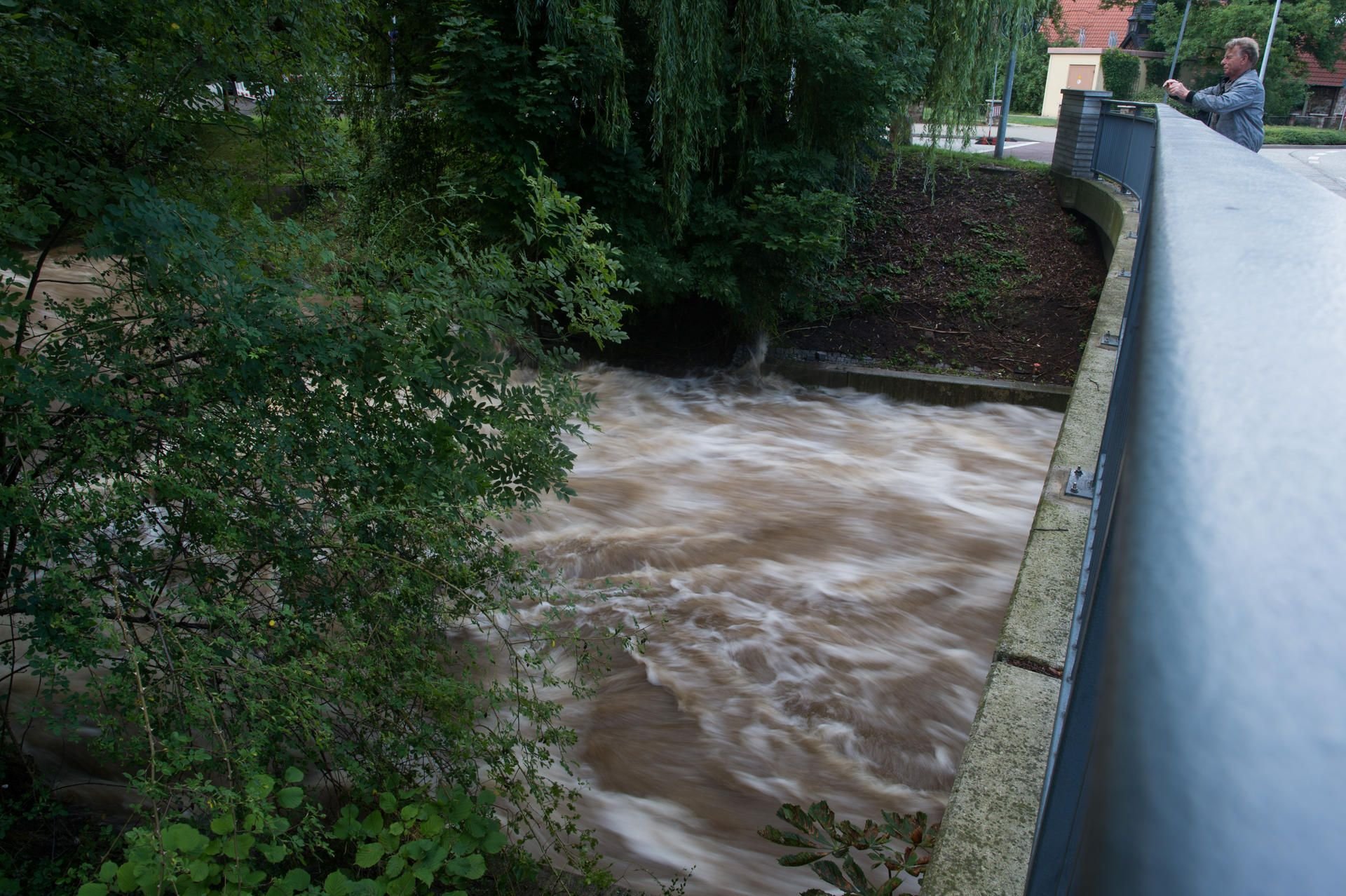 Durch den hohen Wasserstand der Holtemme kann momentan nicht so viel Wasser aus der Zillierbachtalsperre abgelassen werden