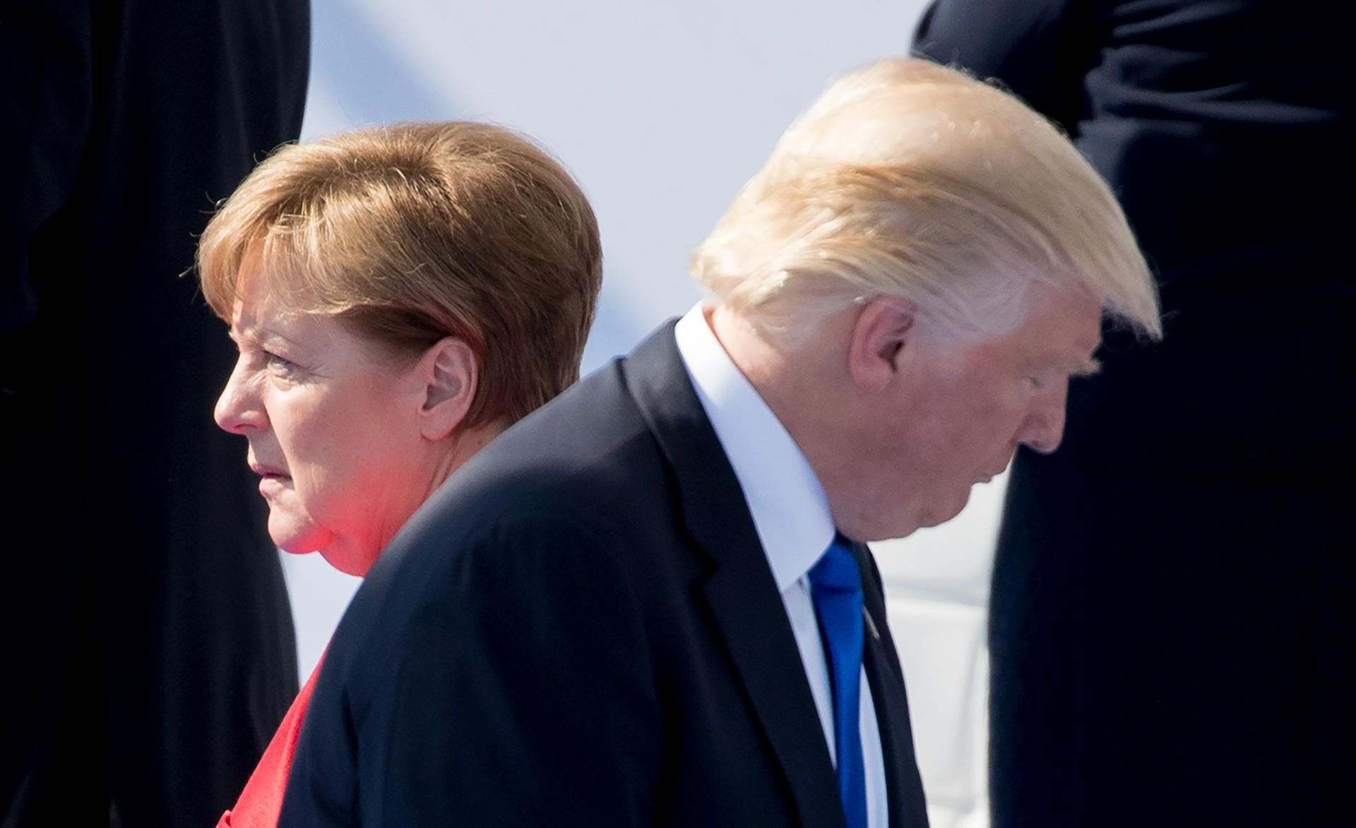 Angela Merkel und Donald Trump sind keine großen Freunde (Bild vom Nato-Gipfel in Brüssel).