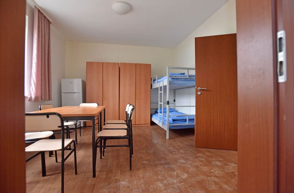 Im BIG-Hotel-Gästehaus sind die Zimmer noch unbewohnt.