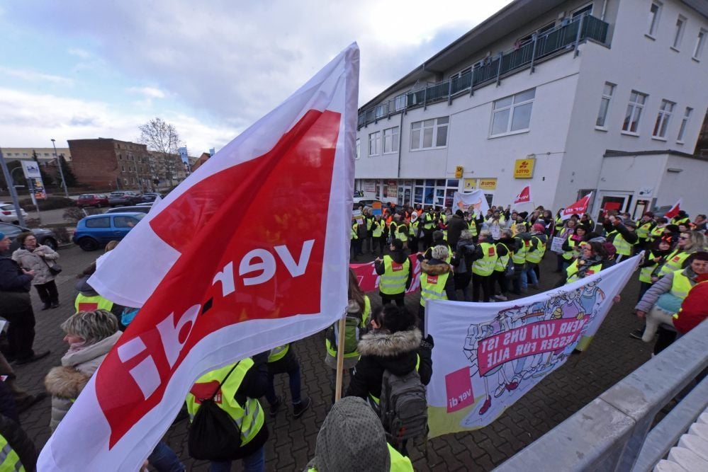 Die Ameos-Mitarbeiter in Aschersleben richten sich auf einen langen Streik ein.