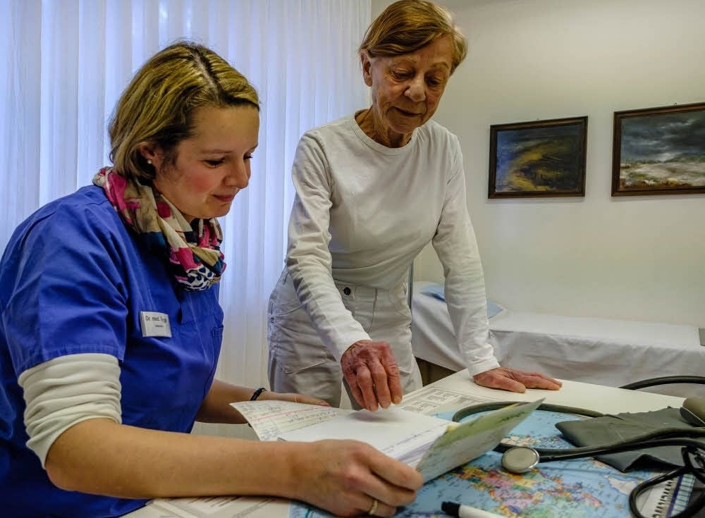 Es geht weiter: Gudrun Tegge übernimmt die Arztpraxis von v in Reinsdorf. Diese geht mit 75 Jahren in den Ruhestand.