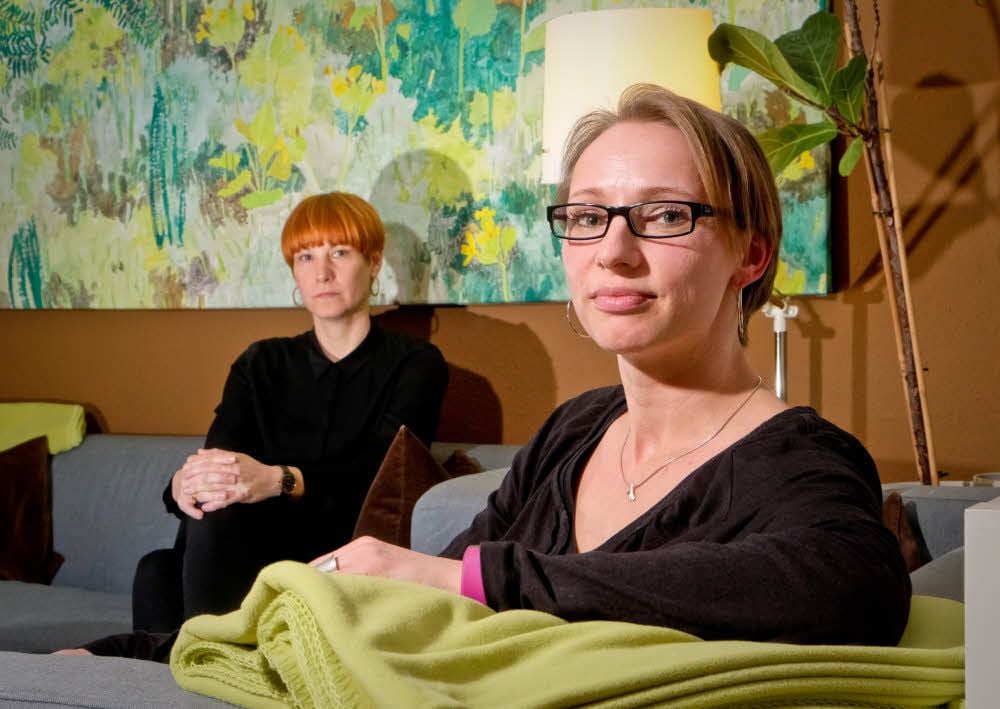 Michaela Koch und Daniela Rackow vom Verein Wildwasser.
