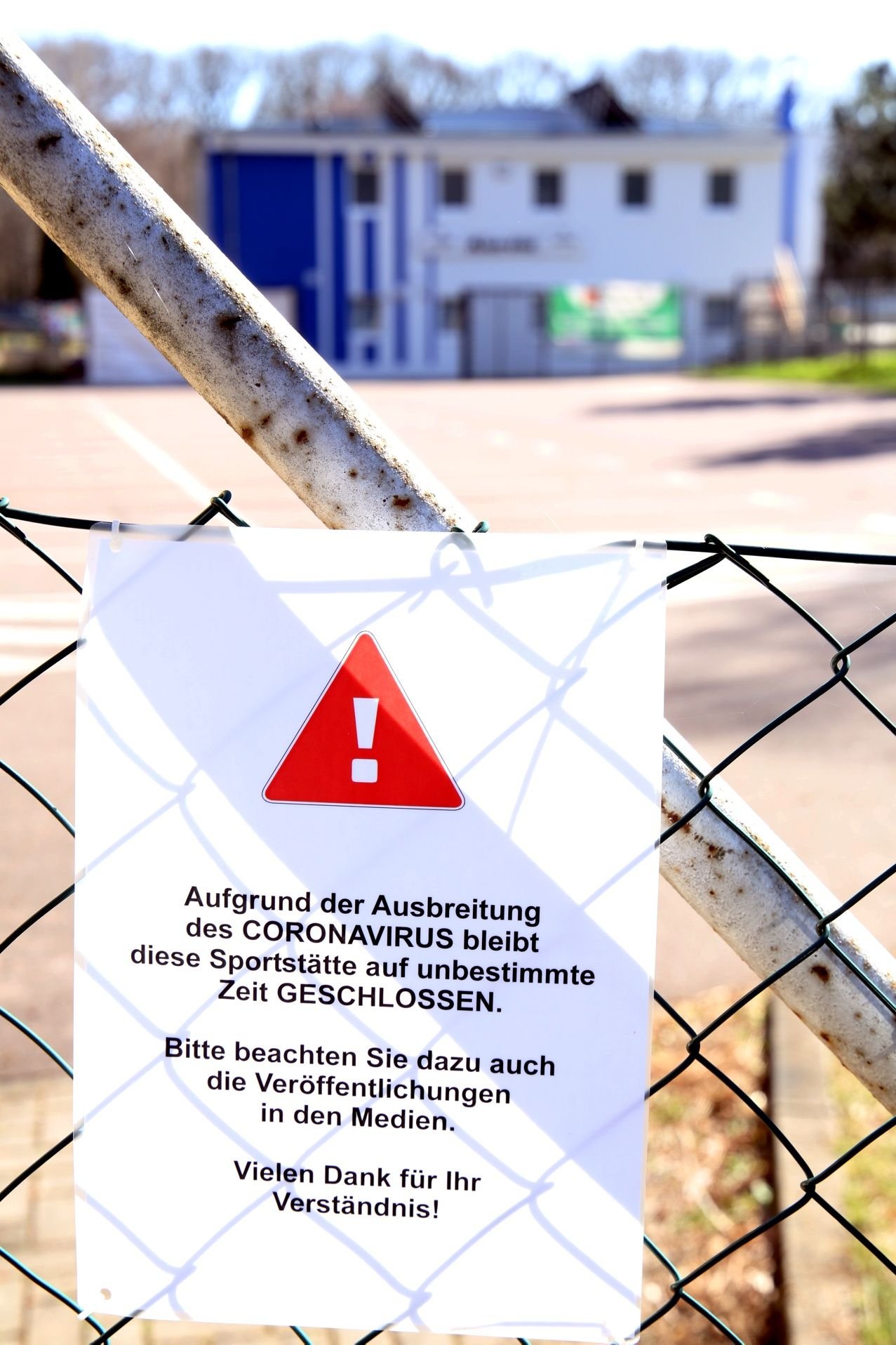 Der Sportplatz des TV Askania Bernburg ist derzeit gesperrt.