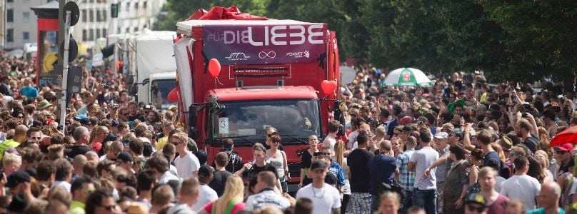 Bisschen Politik, aber viel mehr Party beim „Zug der Liebe“.