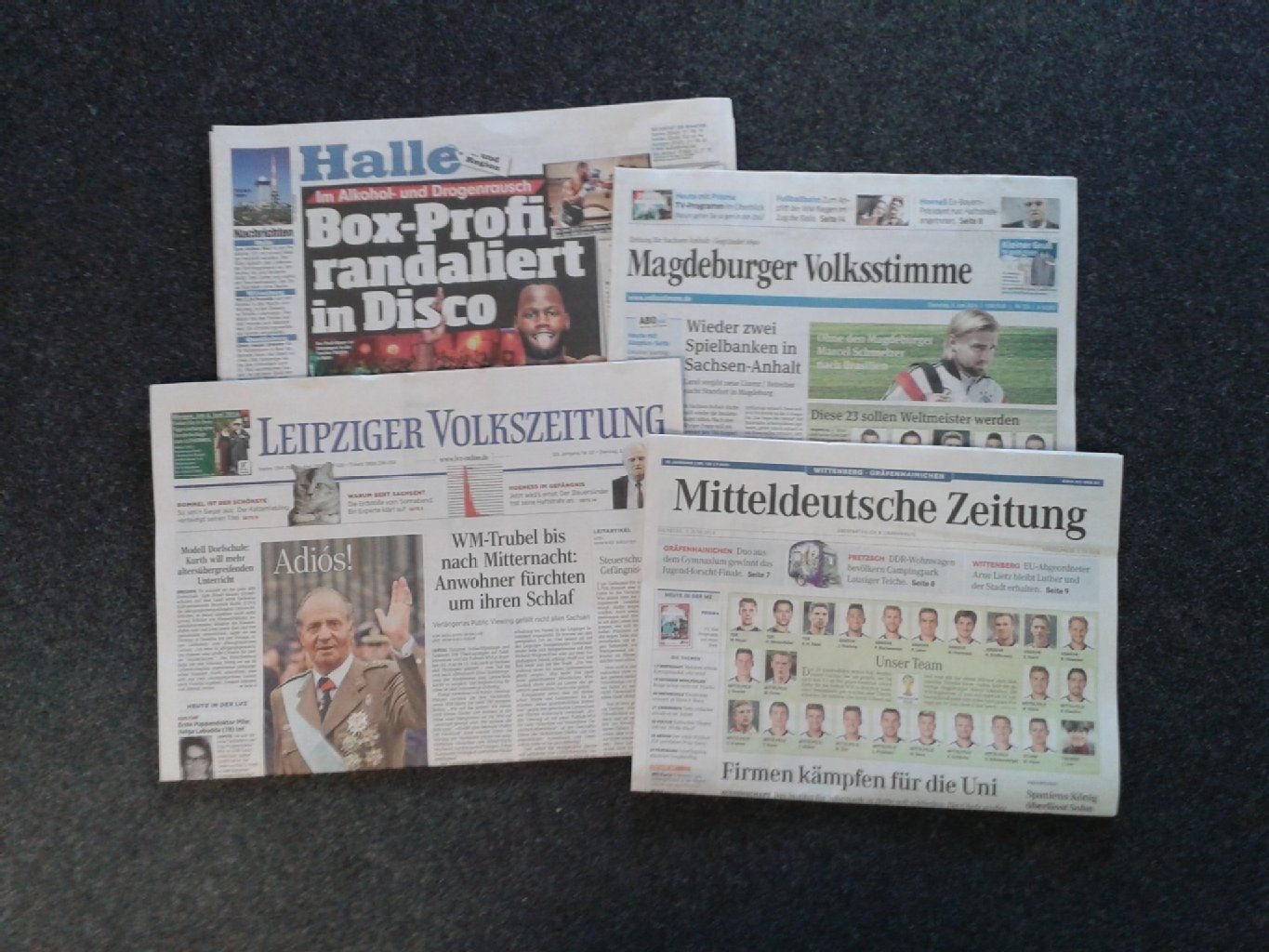 Presseschau: Regionale Zeitungen vom 3. Juni 2014