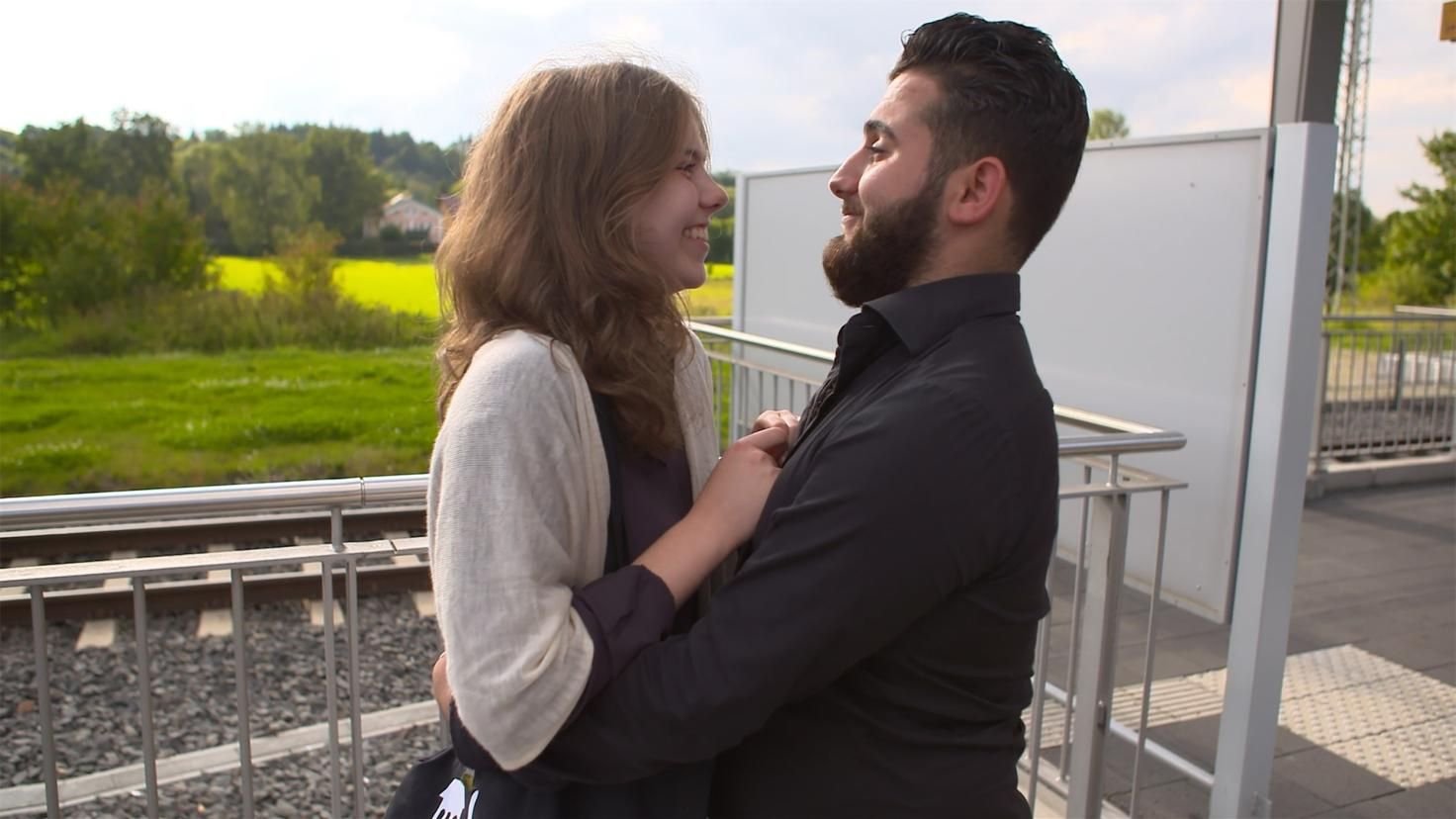 Große Liebe, große Diskussionen: Malvina und Diaa in dem Kika-Film über ihre Beziehung.