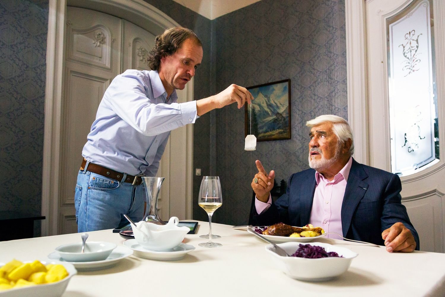 Olaf Schubert und Mario Adorf