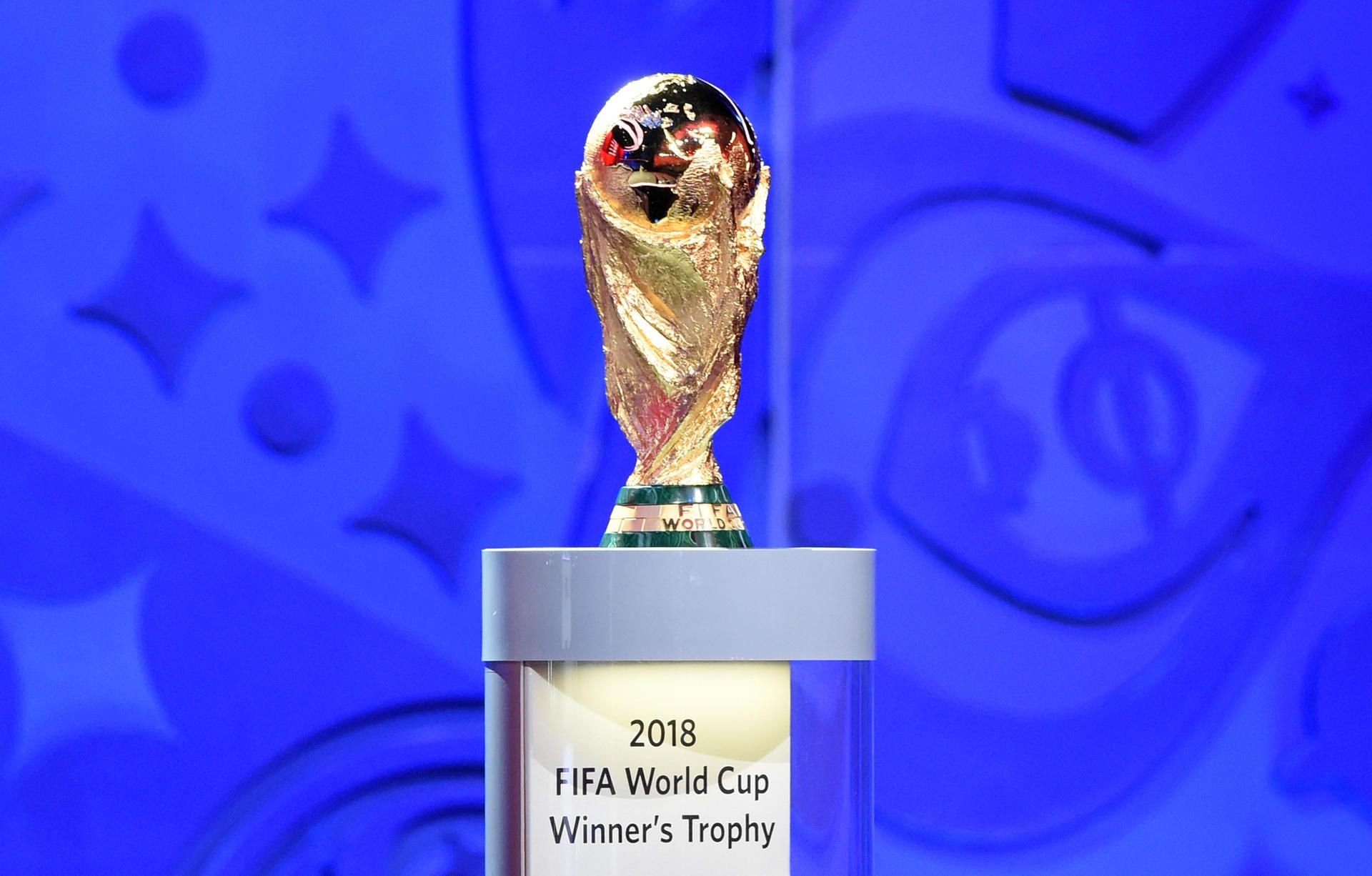 Darum geht's: Der WM-Pokal. Deutschland will den Titel in Russland verteidigen.