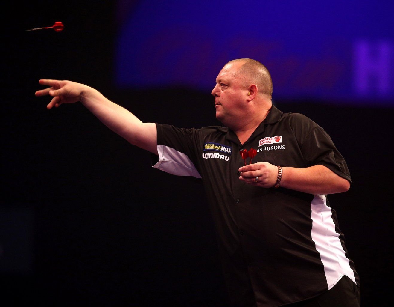 Der Brite Mervyn King bei der Darts-WM.