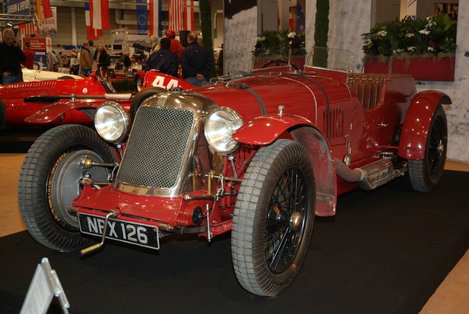 Die Oldtimer-Messe Techno Classica in Essen feiert 2014 das Jubiläum 100 Jahre Maserati. (Im Bild: Maserati Tipo 26 von 1926)