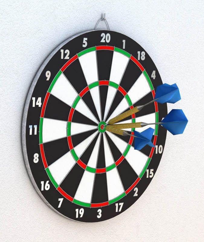Ohne diese Scheibe geht nichts, bei der etwas anderen Sportart. Die größte Darts-Party des Jahres dauert zweieinhalb Wochen.