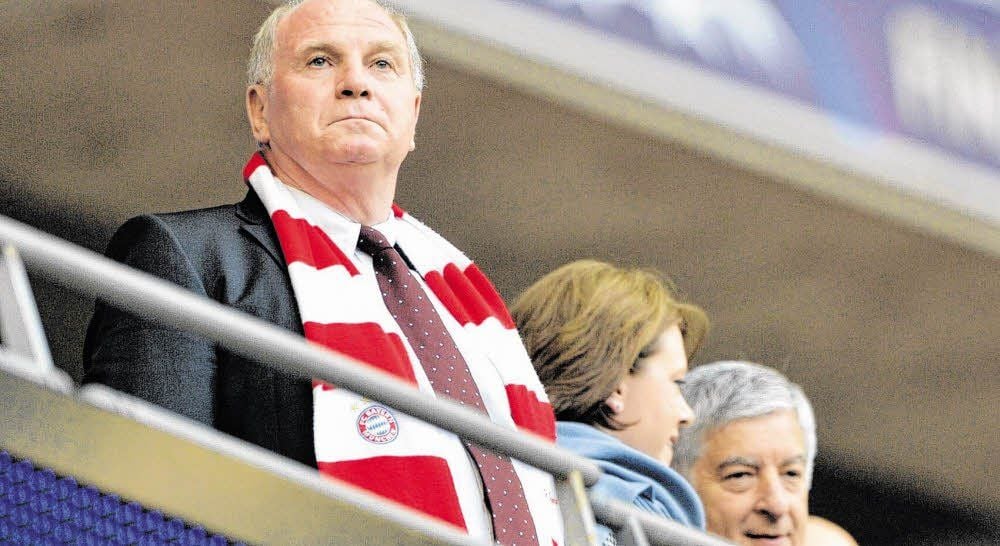 Bayern-Präsident Uli Hoeneß im Mai beim Champions-League-Finale in London.
