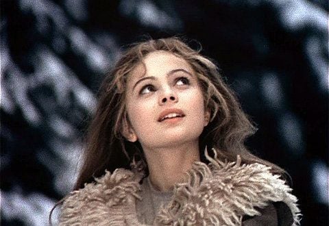 Libuse Safránková als Aschenbrödel in einer Filmszene aus «Drei Haselnüsse für Aschenbrödel» aus dem Jahr 1973.