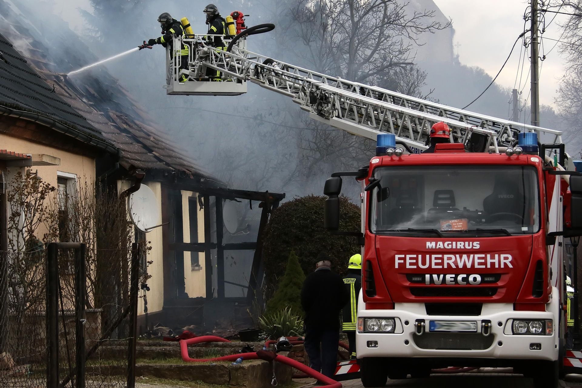 Einsatz der Feuerwehr in Friedeburg