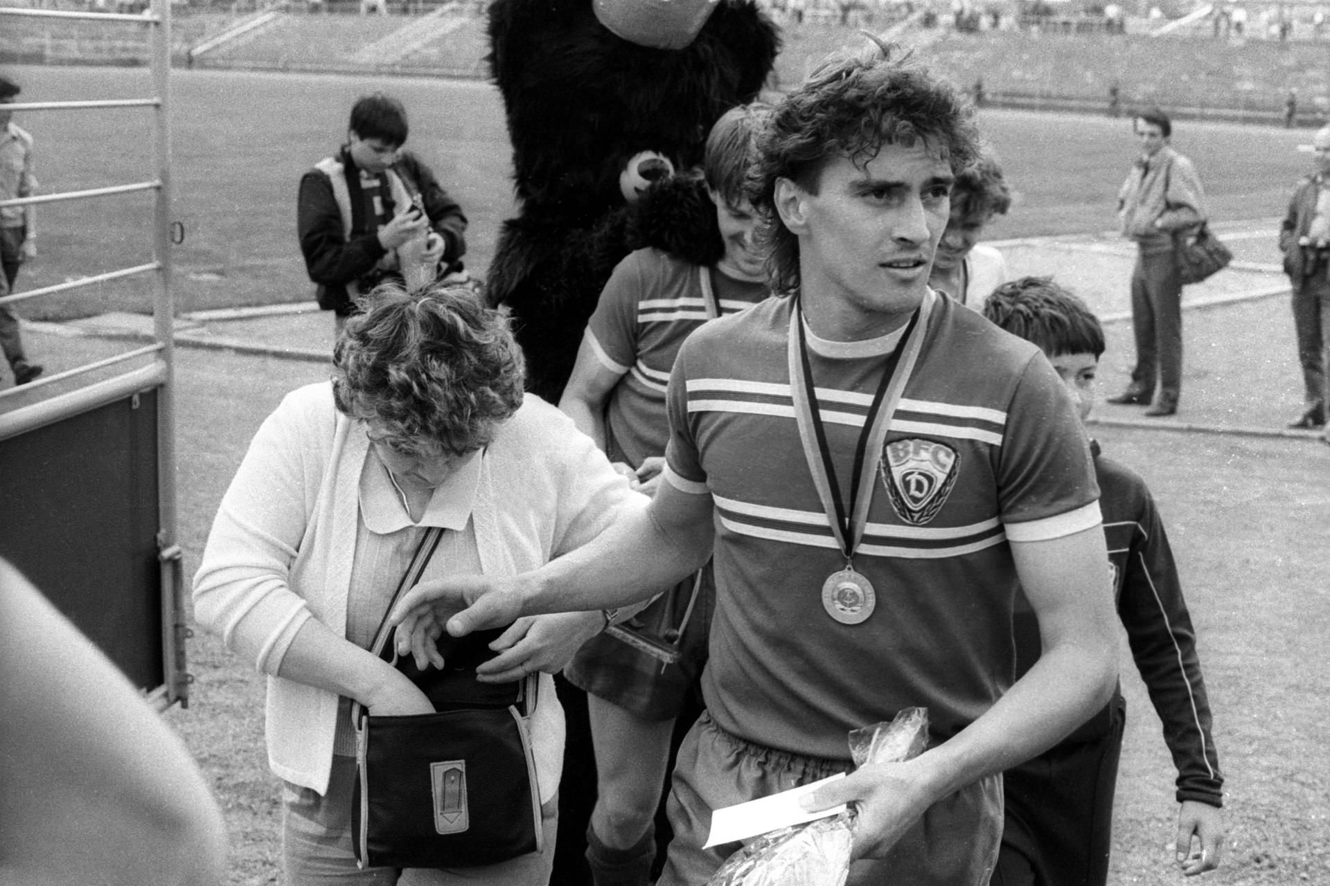 Frank Pastor, hier 1987 im Trikot des BFC Dynamo.