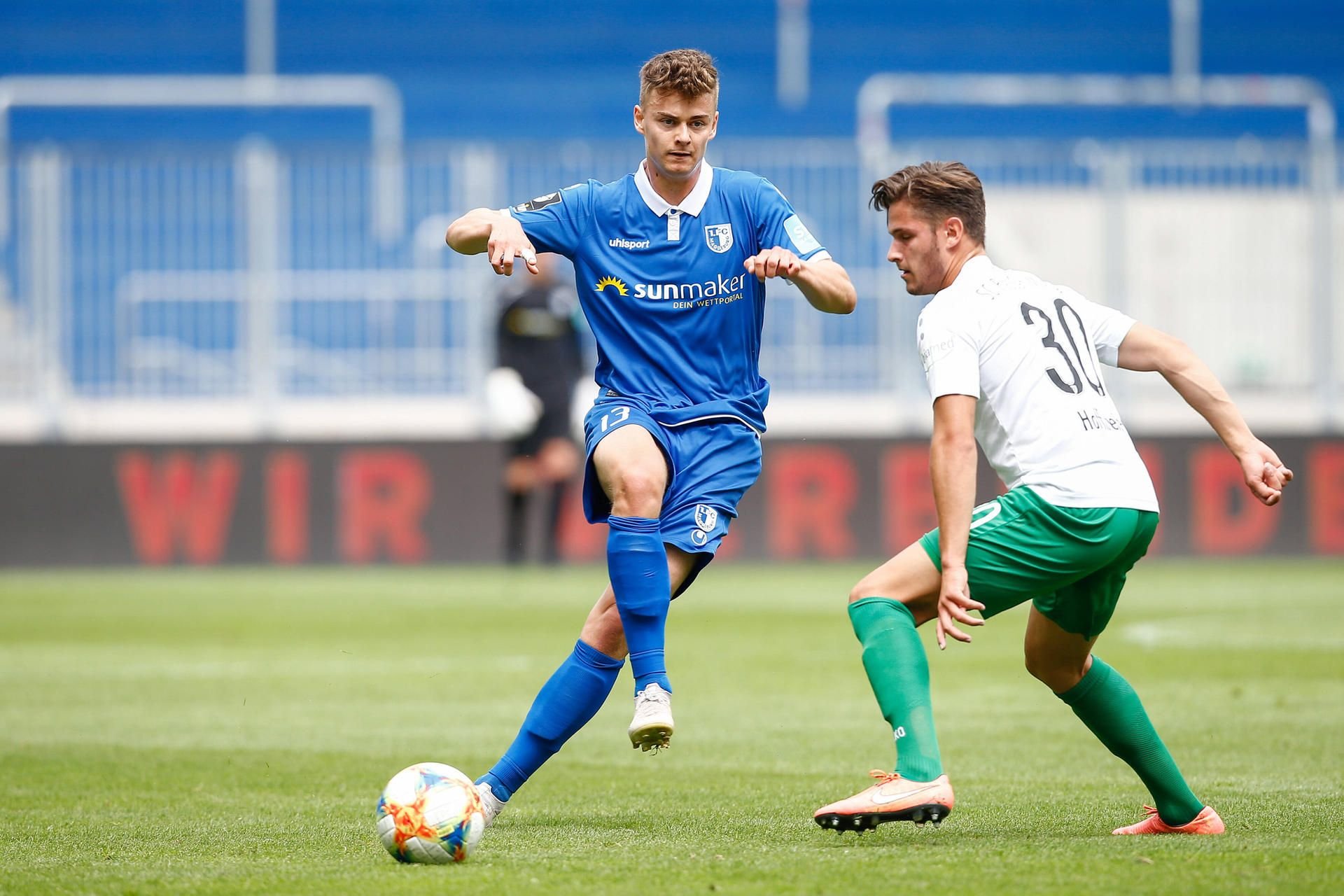 Daniel Steininger (FCM) im Spiel gegen Preußen Münster.