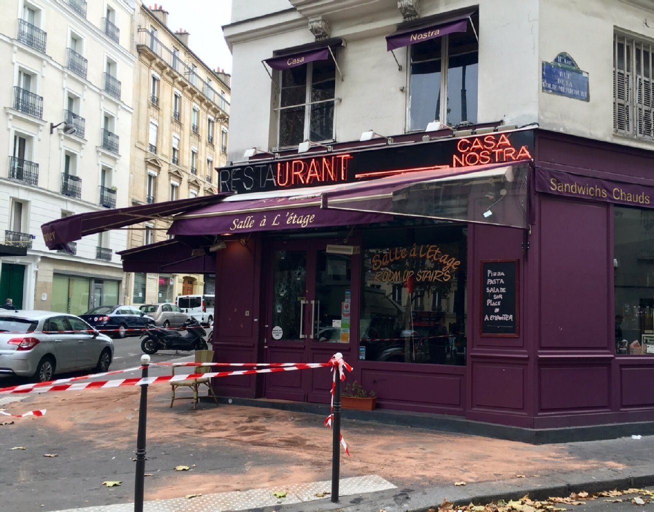 Im Restaurant „La Casa Nostra“ wurden fünf Menschen getötet.