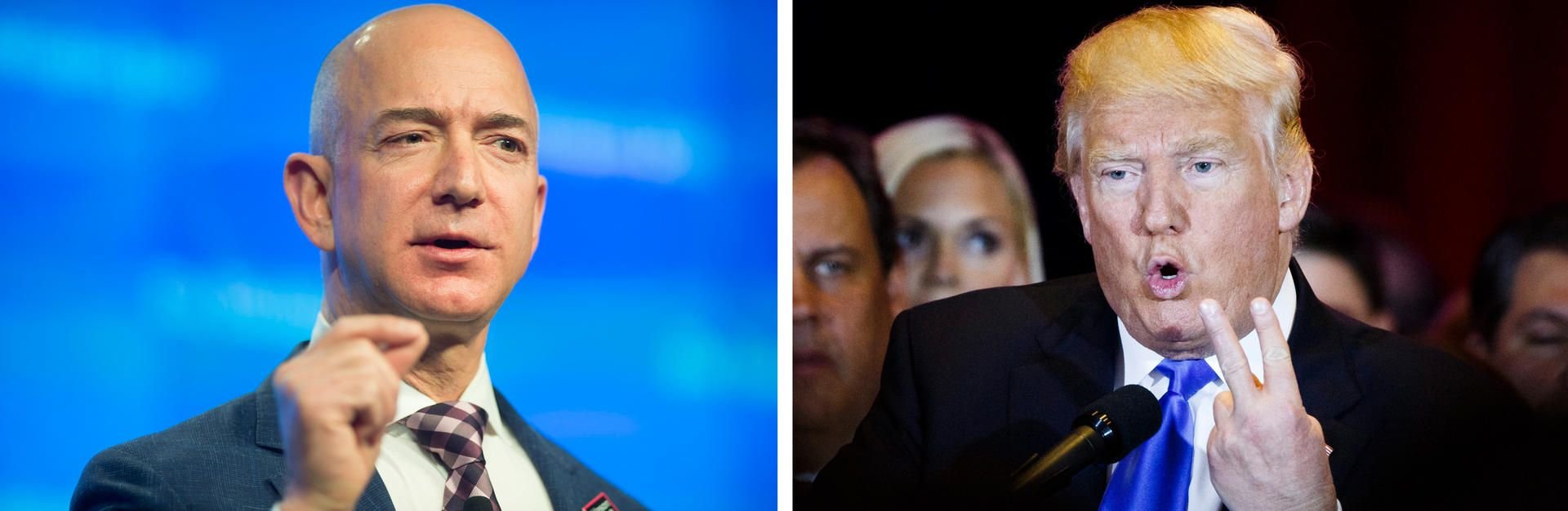 US-Präsident Trump kritisiert das US-Unternehmen Amazon öffentlich.