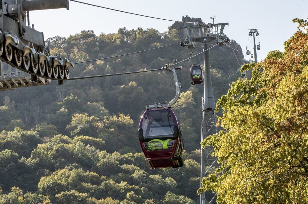 Die Kabinenbahn zum Hexentanzplatz gehört zum Angebot der Seilbahnen Thale Erlebniswelt.