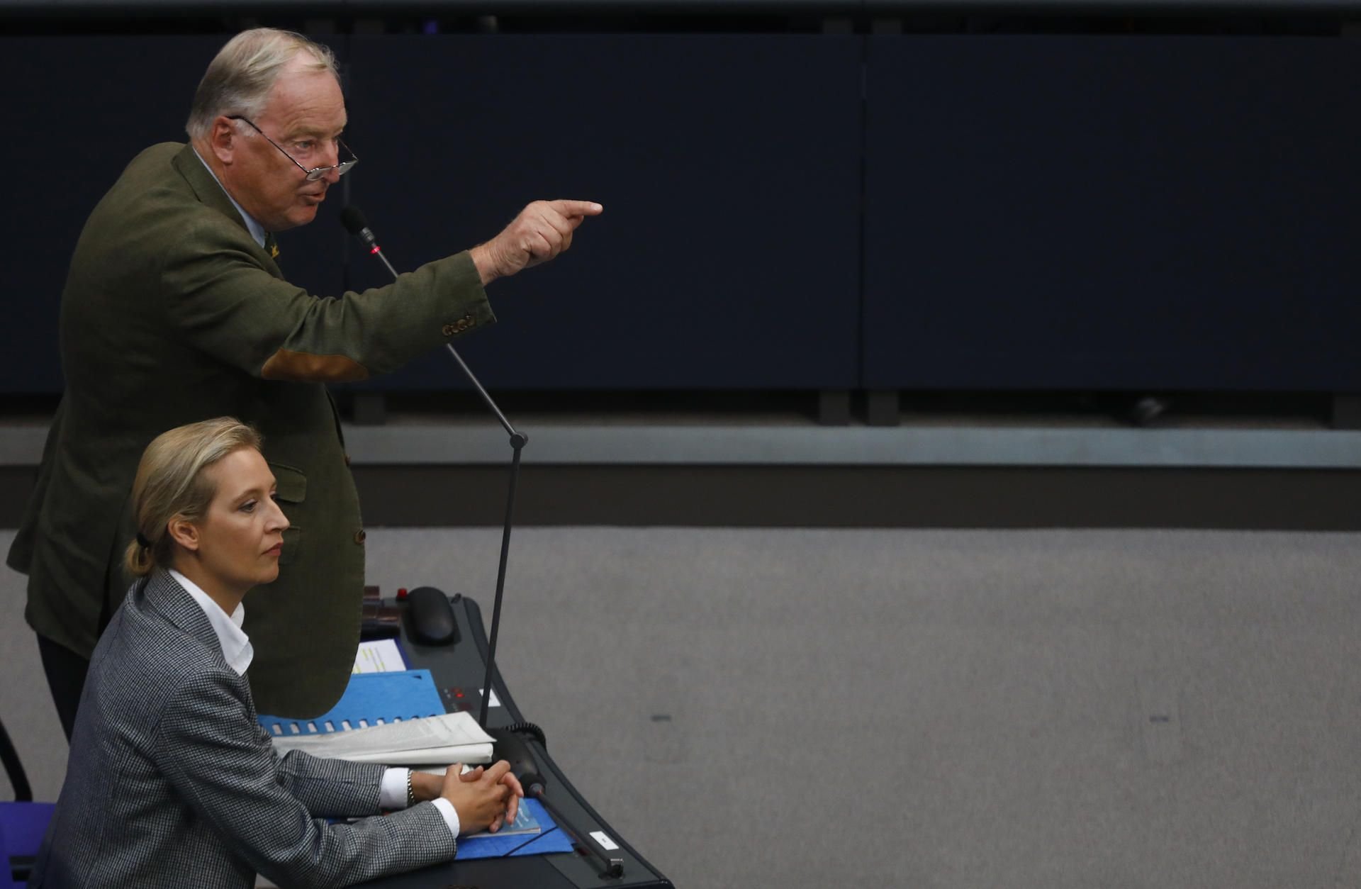 Alexander Gauland und Alice Weidel im Bundestag