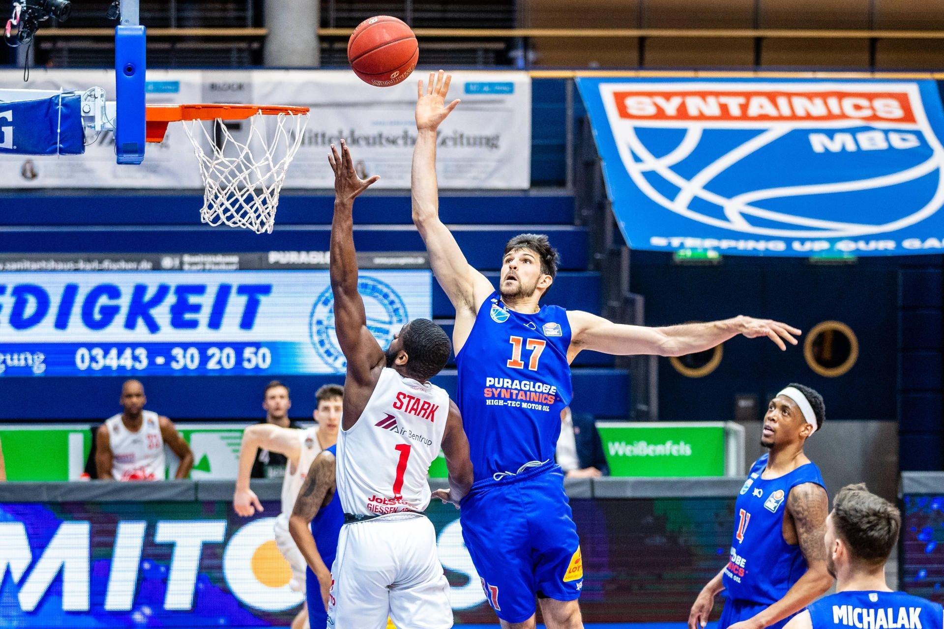 Aleksandar Marelja (r.) überragte alle beim MBC-Sieg gegen Gießen.