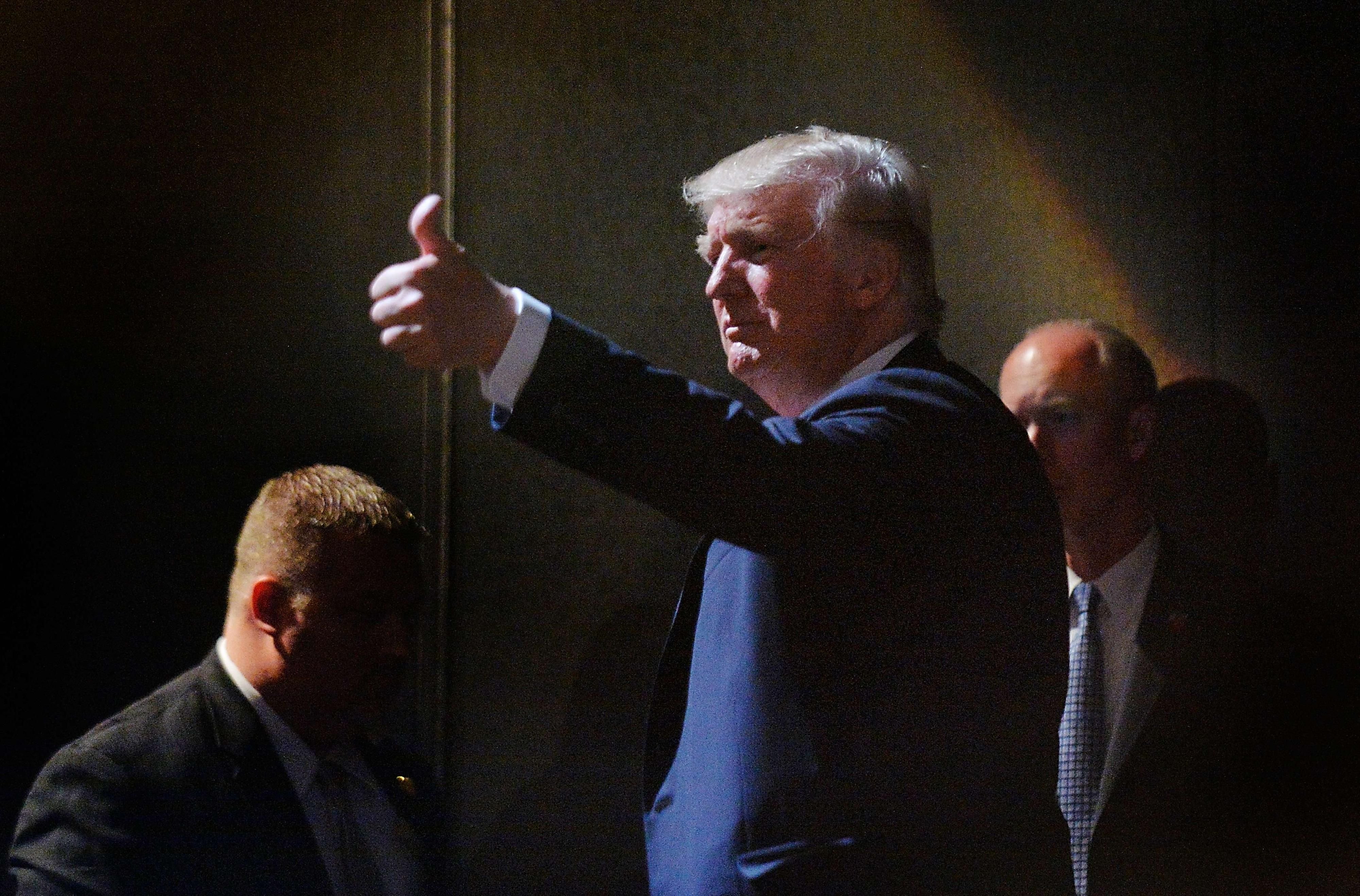Donald Trump bei einem Wahlkampfauftritt in Raleigh