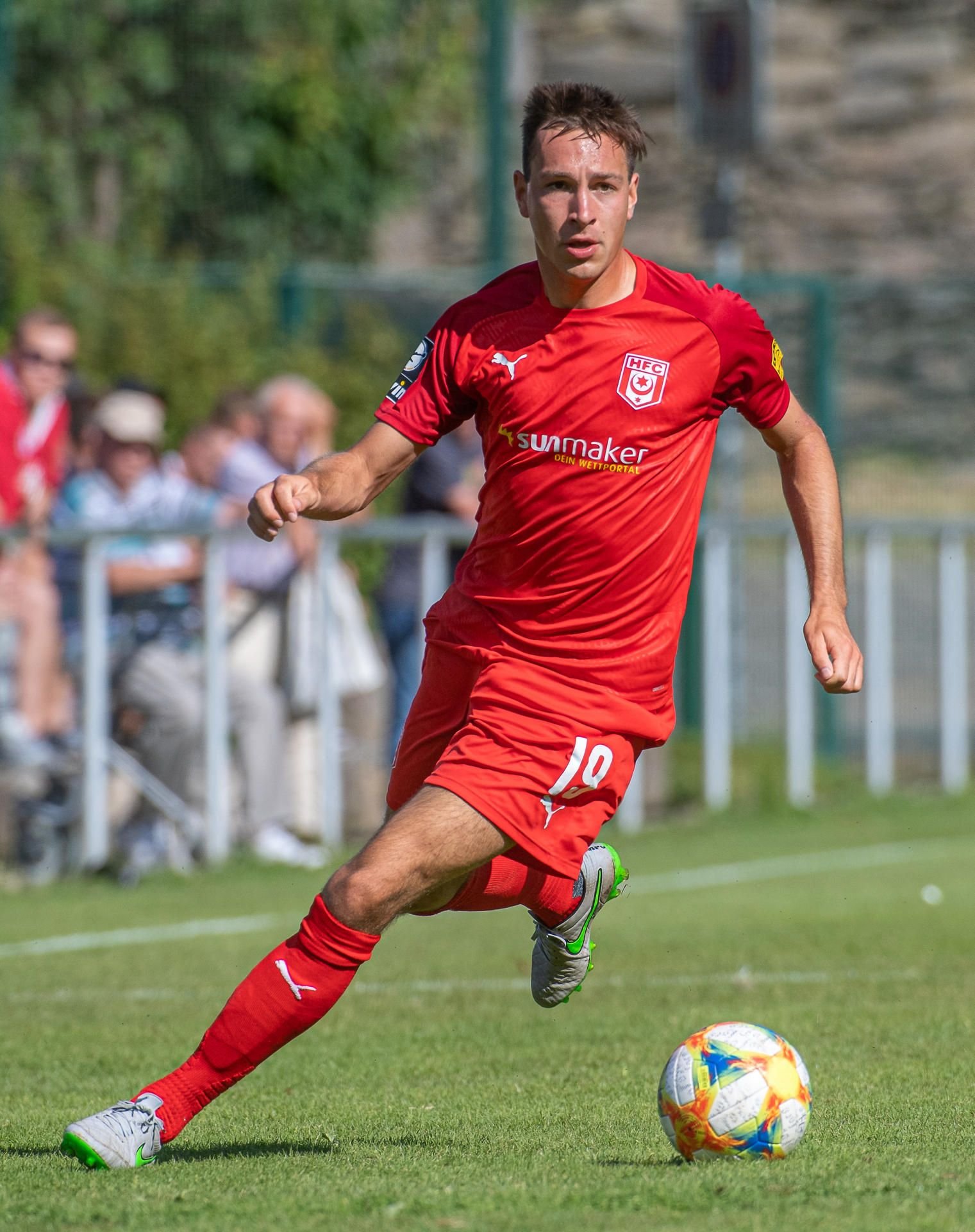 Fynn Arkenberg verlässt den Halleschen FC Richtung Rödinghausen.