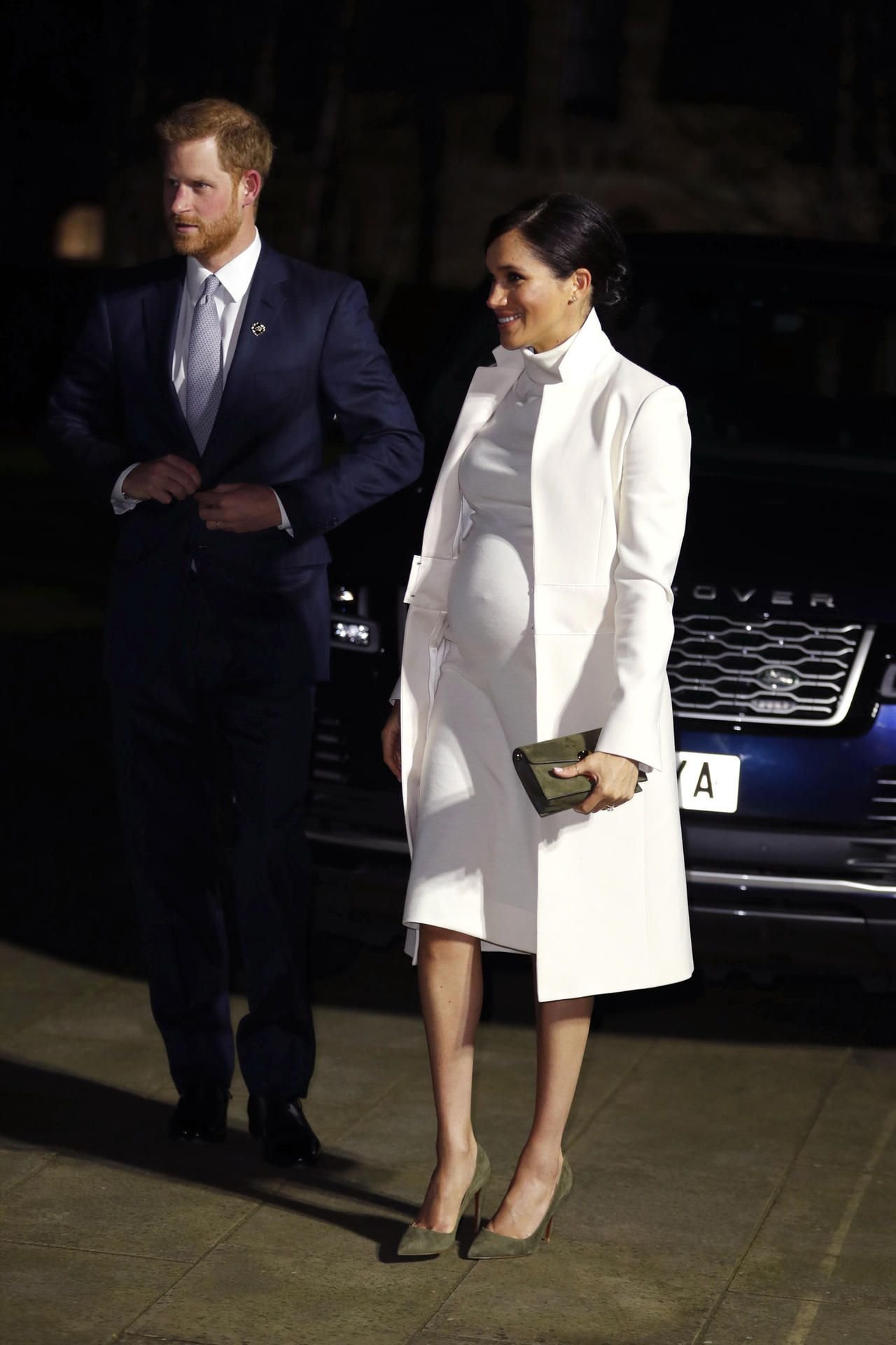 Meghan Marke und Prinz Harry bei einer Gala Mitte Februar in London