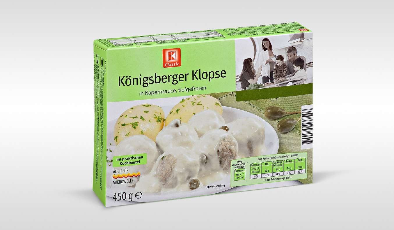 Kaufland ruft K-Classic Königsberger Klopse zurück.