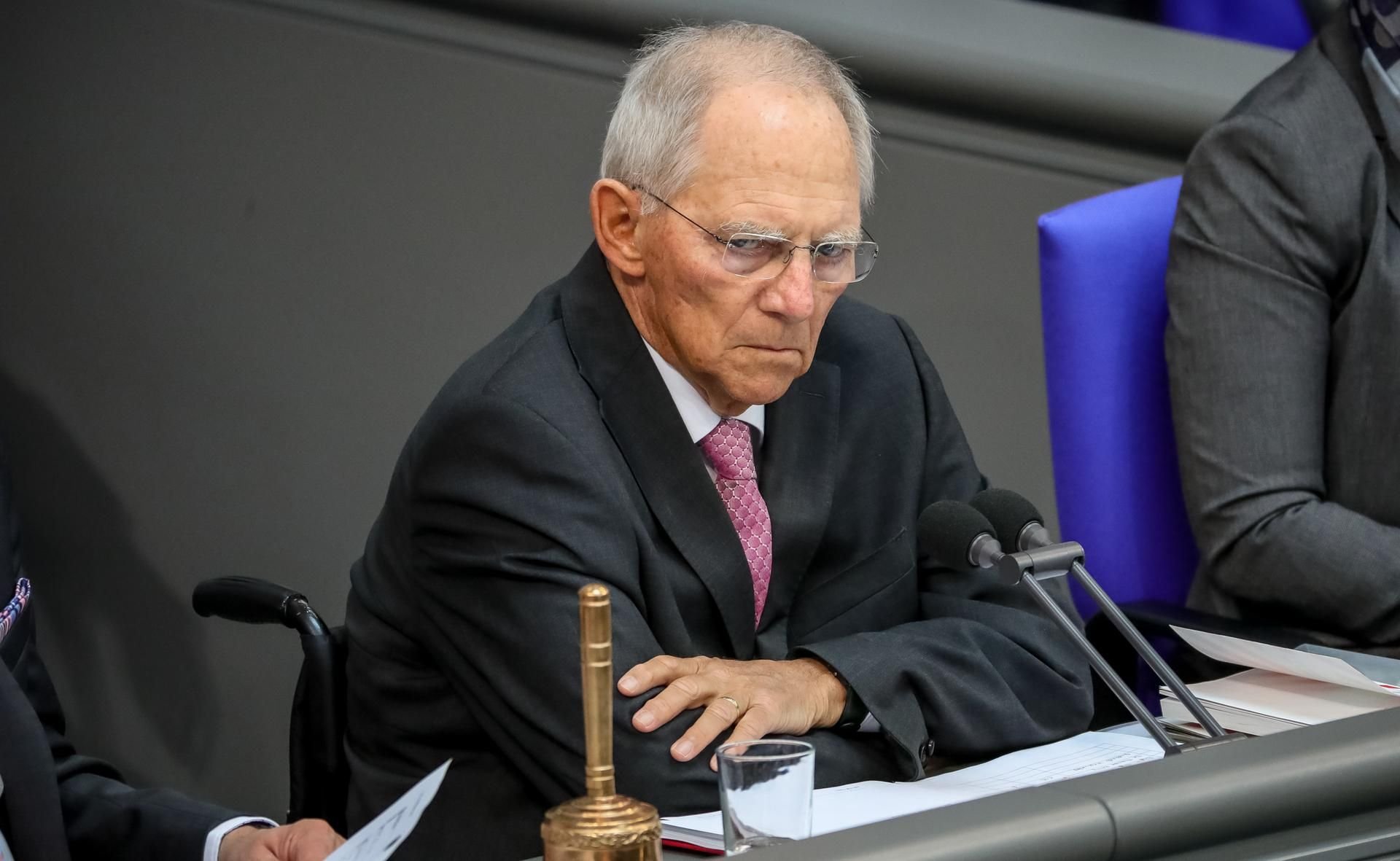 Bundestagspräsident Wolfgang Schäuble