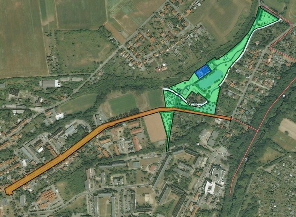 Die Karte zeigt alle zum FSE-Projekt gehörenden Bereiche.