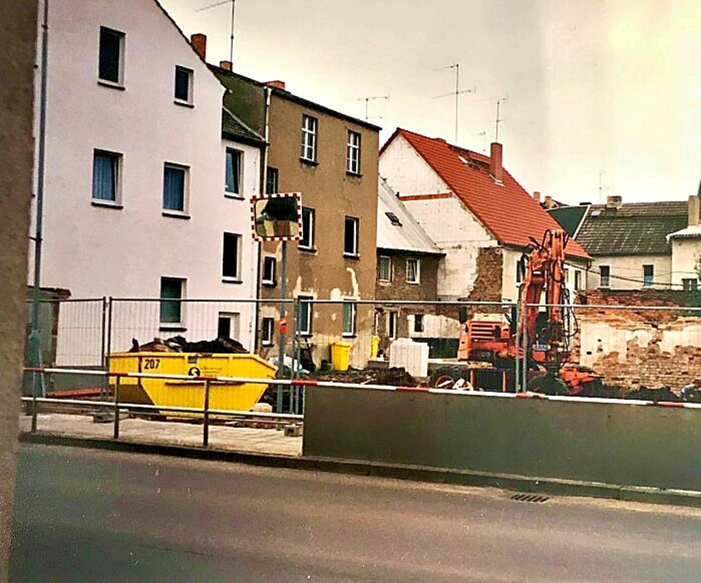 An dieser Stelle am Hospitalplatz entstand 1995 ein neues ?Modeland?.