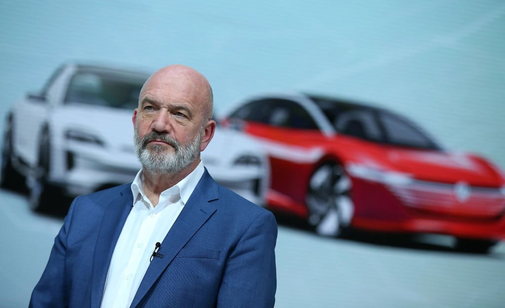 Der damalige Betriebsratschef Bernd Osterloh in der Zentrale der Volkswagen AG in Wolfsburg.