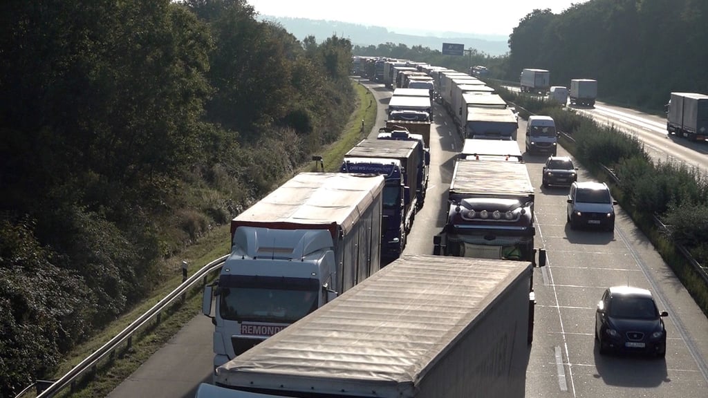 Auf der A2 und A14 rund um Magdeburg gab es auch 2021 viele Staus.