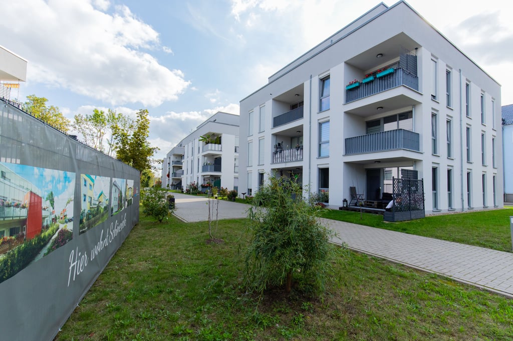 Zehn dieser neuen Wohngebäude hat die SWB in den vergangenen Jahren im Bereich Krausestraße/Dr.-Martin-Luther-Straße in Schönebeck errichtet.