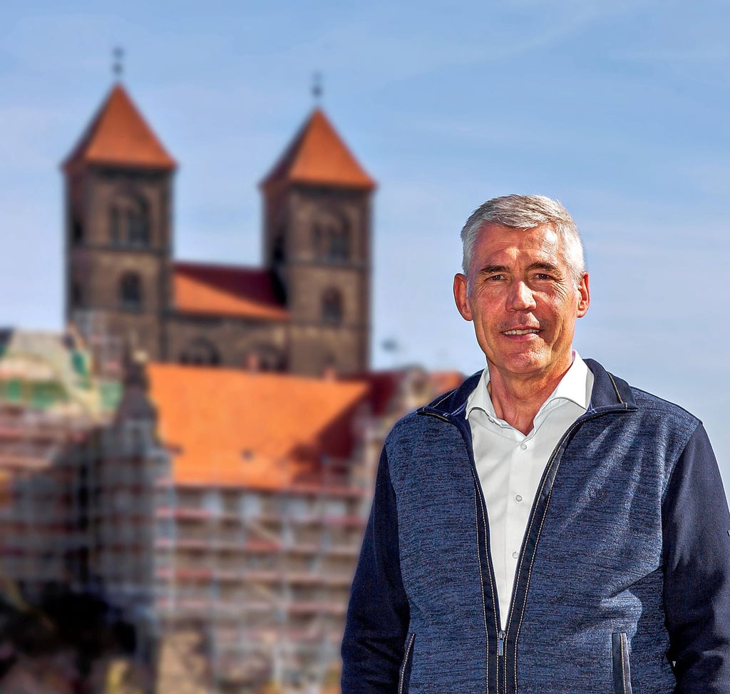 Carlo Gottschalk aus Thale kandidiert bei der Bundestagswahl am 26. September für die Freien Wähler. Ohne wirkliche Chance zwar, aber mit dem Willen, die Patei bekannt zu machen.