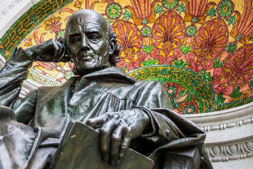 Das Samuel Hahnemann Denkmal in Washington D.C.