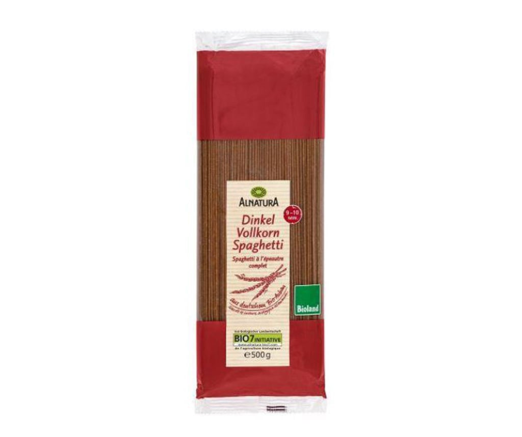 Alnatura ruft den Artikel Dinkel-Vollkorn-Spaghetti mit dem Mindesthaltbarkeitsdatum 26. Februar 2023 zurück.