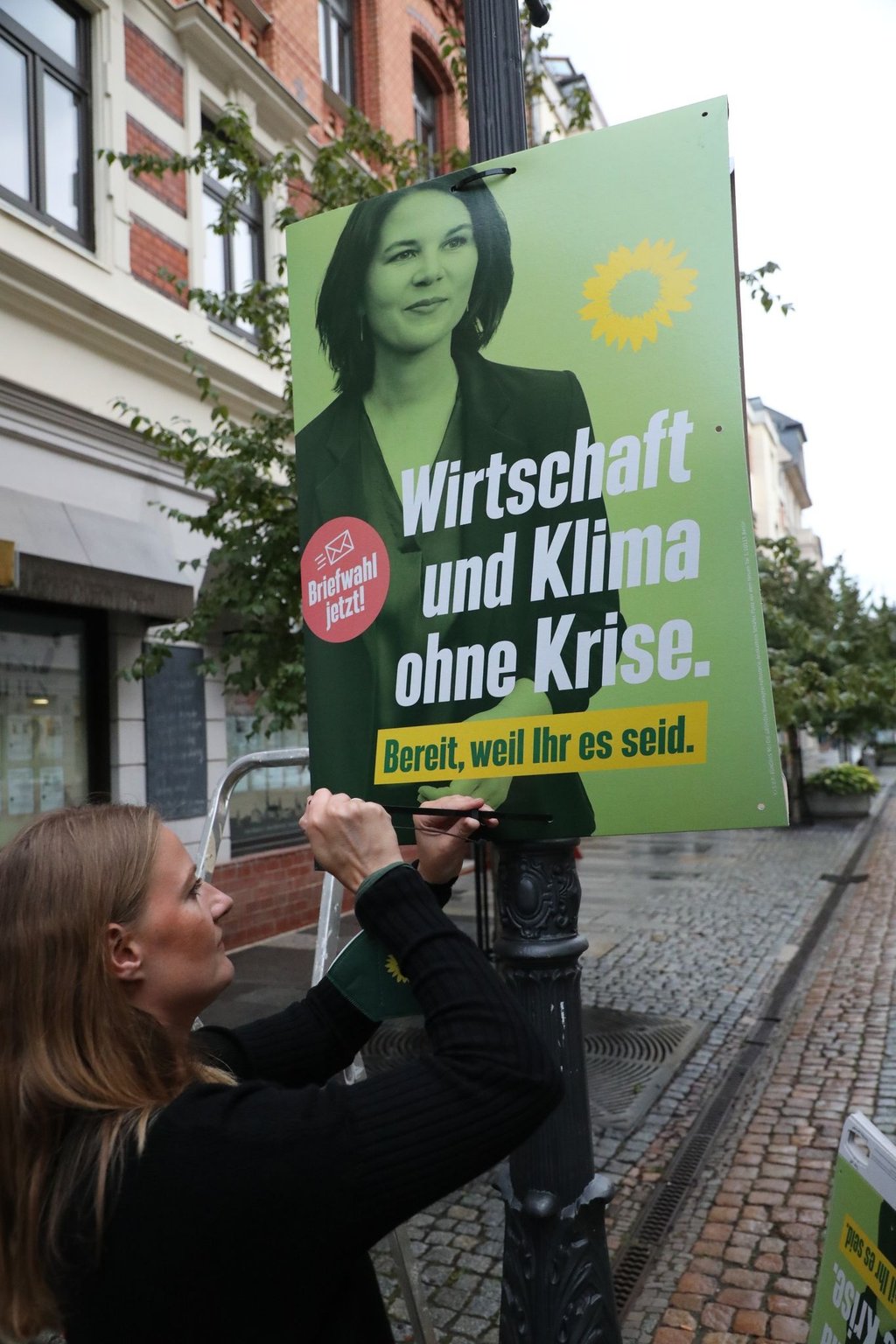 Kommt bei den Kindern und Jugendlichen gut an: Grünen-Kanzlerkandidatin Annalena Baerbock.