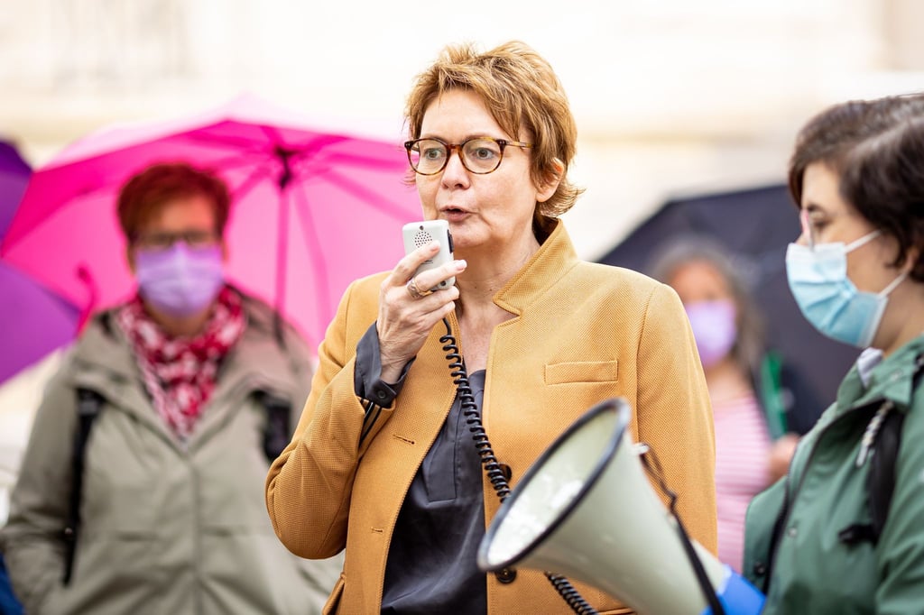 Daniela Behrens (SPD), Ministerin für Soziales, Gesundheit und Gleichstellung in Niedersachsen, spricht.