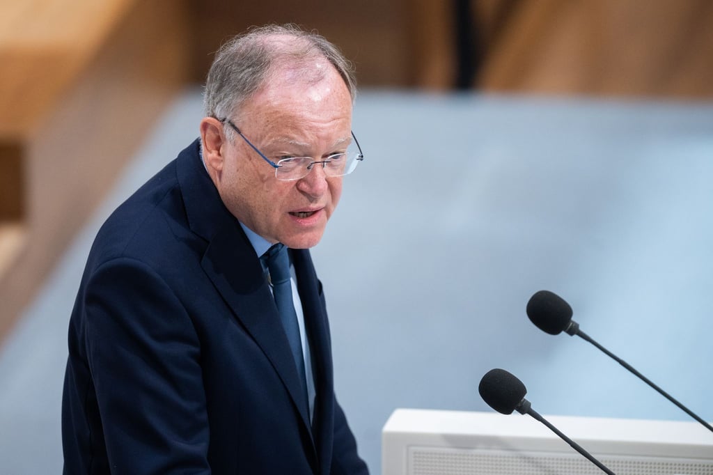 Stephan Weil (SPD) spricht.