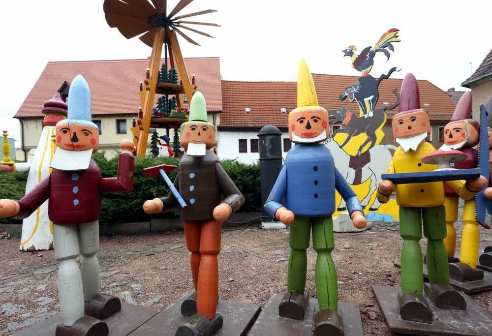 Der Alslebener Weihnachtsmarkt ist schon startklar für die Besucher.