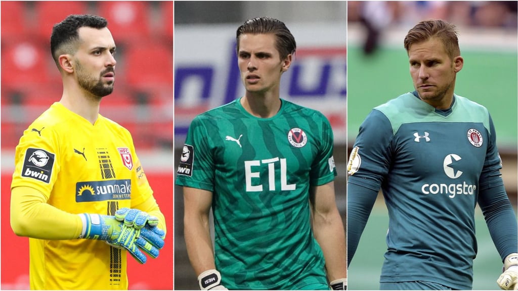 Kai Eisele, Daniel Mesenhöler und Philipp Heerwagen (v.l.n.r.) sind drei vereinslose Keeper.