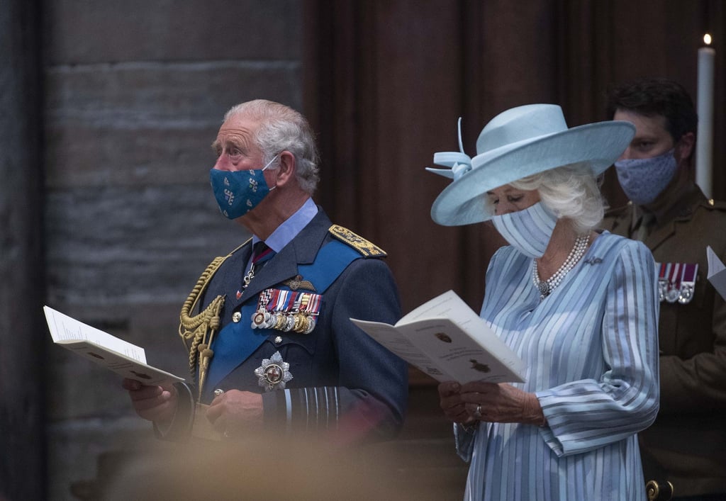 Der britische Prinz Charles, Prinz von Wales, und Camilla, Herzogin von Cornwall, nehmen an einem Dankes- und Umwidmungsgottesdienst anlässlich des 81. Jahrestages der Schlacht um Großbritannien in der Westminster Abbey teil.