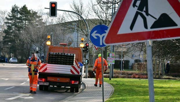 Seit März wurde in der Burgwerbener Straße in Weißenfels gebaut.
